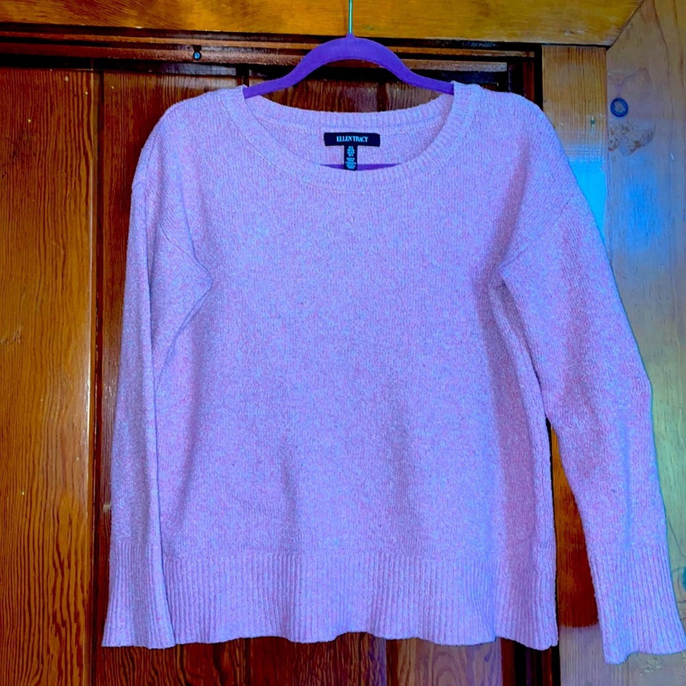 Ellen Tracy size small sweater purple/pink in color